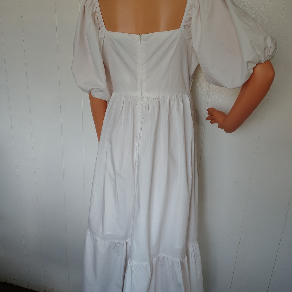FOREVER 21 White Dress Size M - Picture 7 of 7